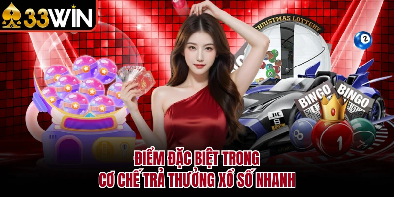 Xổ Số Nhanh 33WIN - Tỷ Lệ Thưởng Cao, Cơ Hội Làm Giàu Nhanh 3 Điểm đặc biệt trong cơ chế trả thưởng xổ số nhanh