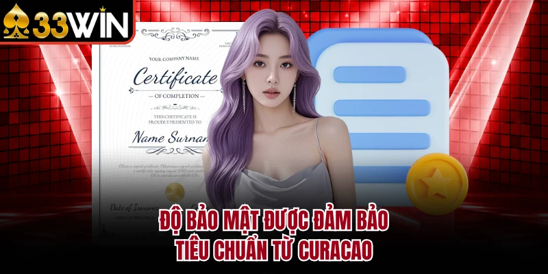 Giấy Phép Hoạt Động 7 Độ bảo mật được đảm bảo tiêu chuẩn từ Curacao