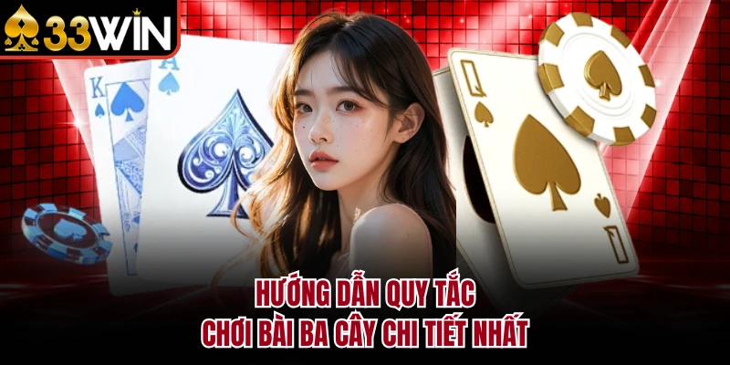 Ba Cây - Đấu Trường 3 Lá Bài Đổi Thưởng Kịch Tích Tại 33WIN 3 Hướng dẫn quy tắc chơi bài Ba Cây chi tiết nhất