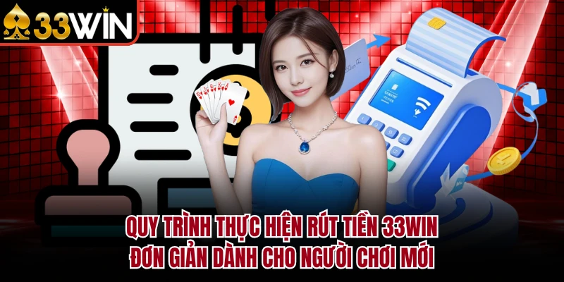 Rút Tiền 33Win - Hướng Dẫn Chi Tiết & Điều Kiện Cần Biết 2026 4 Quy trình thực hiện rút tiền 33Win đơn giản dành cho người chơi mới