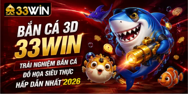 Bắn cá 3D 33Win – Trải nghiệm bắn cá đồ họa siêu thực hấp dẫn nhất 2026 10 Bắn cá 3D 33Win – Trải nghiệm bắn cá đồ họa siêu thực hấp dẫn nhất 2026