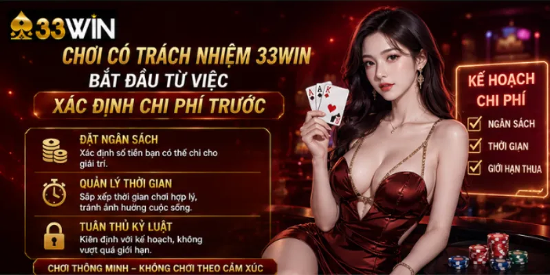 Chơi Có Trách Nhiệm 33Win 4 Chơi có trách nhiệm 33Win bắt đầu từ việc xác định chi phí trước