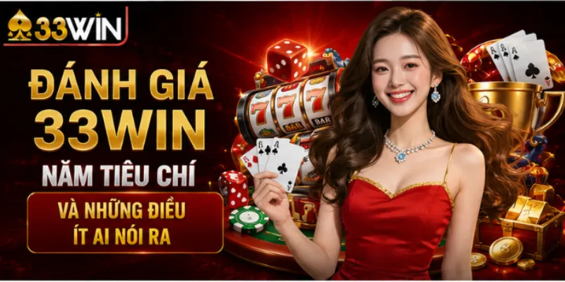 Đánh giá 33Win – Năm tiêu chí và những điều ít ai nói ra 6 Đánh giá 33Win – Năm tiêu chí và những điều ít ai nói ra